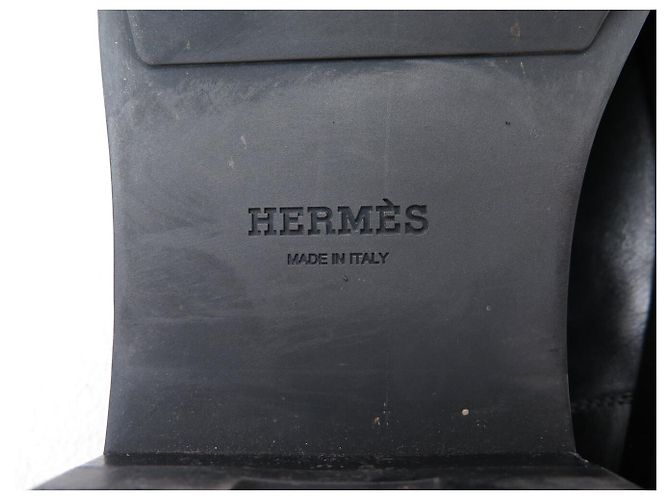Hermès SCARPE HERMES FIRST OXFORD H2229457ZH 41 PELLE NERA + SCATOLA Nero - vista 7