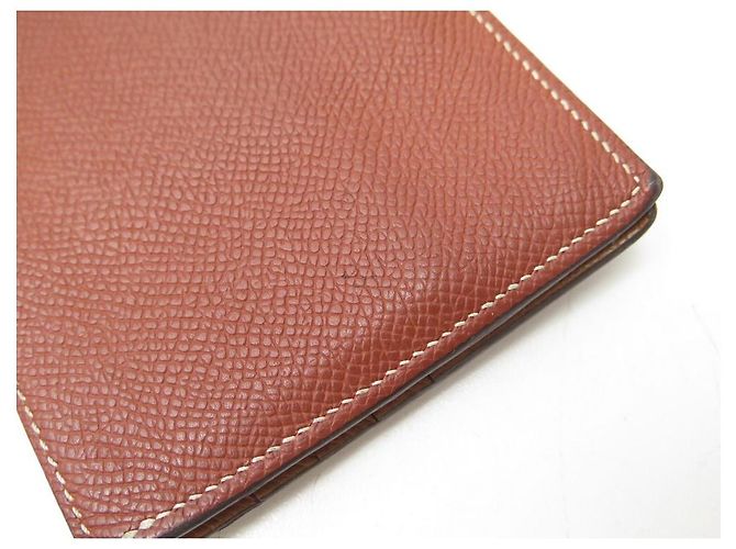 Hermès HERMES MC2 COPERNIC WALLET IN EPSOM LEATHER BROWN CARD HOLDER - view 5