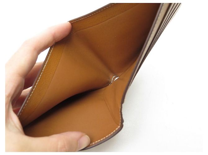 Hermès HERMES MC2 COPERNIC WALLET IN EPSOM LEATHER BROWN CARD HOLDER - view 9