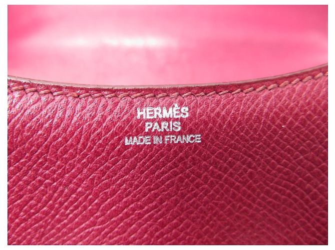 Hermès HERMES CONSTANCE 14 MICRO HAND TASCHE AUS EPSOM LEDER ROT - Ansicht 11