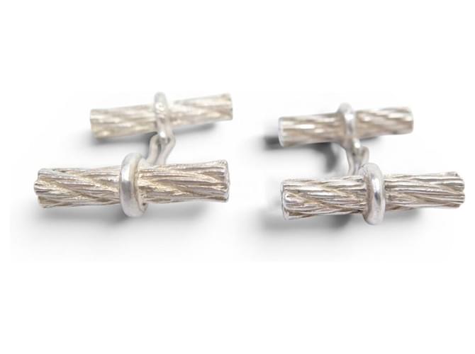 Hermès GEMELLI HERMES DE PERCIN IN ARGENTO 925 CORDAGE - vista 3