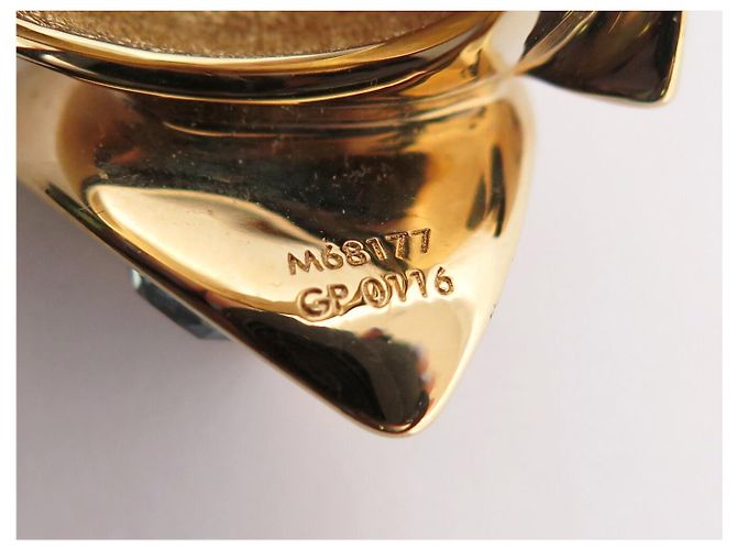 NEUER LOUIS VUITTON TRUNK M68177 T55 MULTIFARBENER STRASS GOLD RING Golden - Ansicht 7