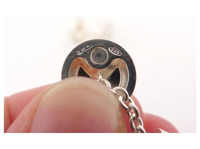 Hermès GEMELLI HERMES MAGNETICI IN ARGENTO STERLING 925 19.5G SILVER CUFFLINKS - vista 7