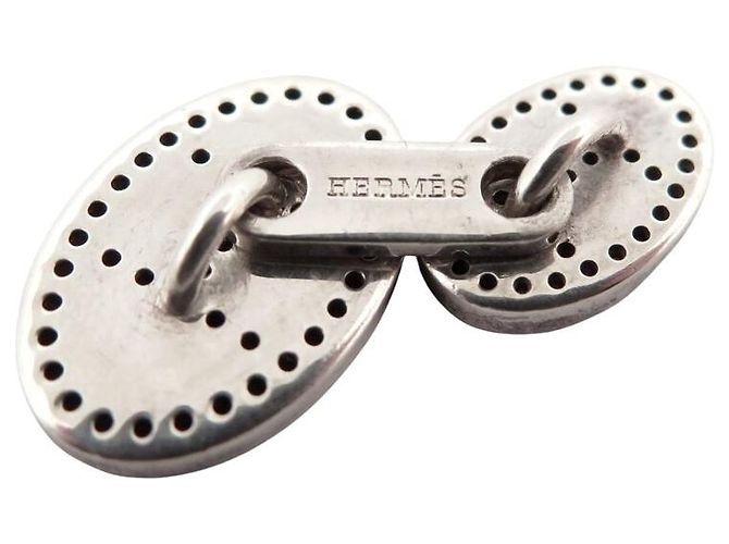Hermès GEMELLI HERMES EVELYNE IN ARGENTO STERLING 925 - vista 4
