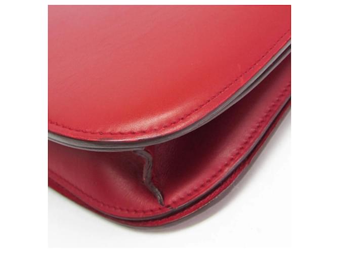 Céline Celine Classic Box Pelle Liscia Medium Rosso - vista 6