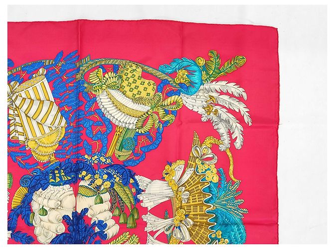 Hermès Hermes Carré 90 Seta multicolore 90 x 90 cm - vista 3