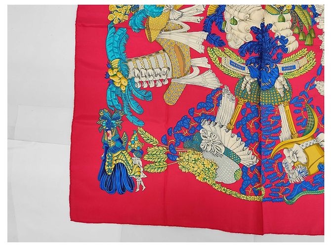 Hermès Hermes Carré 90 Seta multicolore 90 x 90 cm - vista 5
