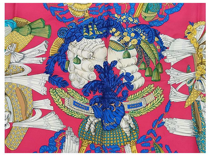 Hermès Hermes Carré 90 Seta multicolore 90 x 90 cm - vista 6