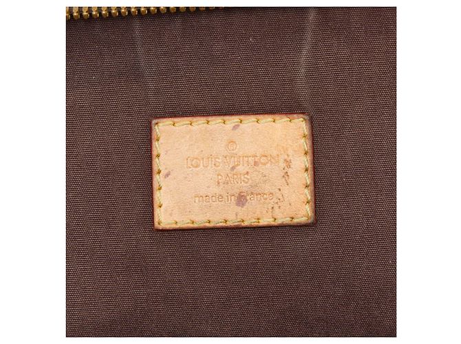 Louis Vuitton Monogram Vernis Alma GM Handtasche Bordeaux Lila - Ansicht 12