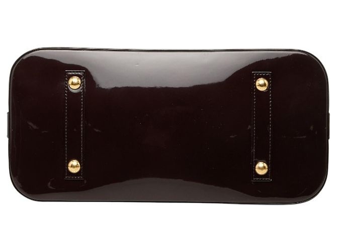 Louis Vuitton Monogram Vernis Alma GM Handtasche Bordeaux Lila - Ansicht 3
