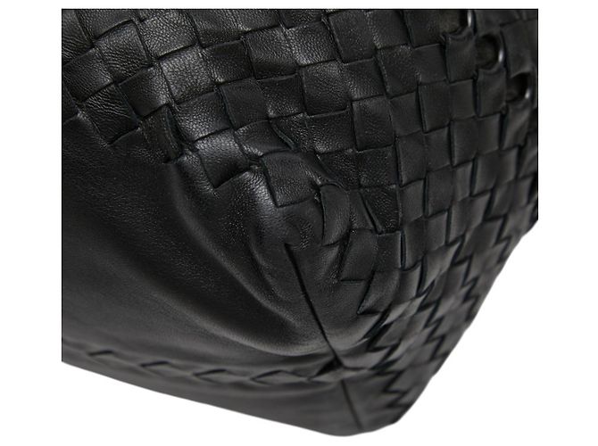 Bolsa Tote Bottega Veneta Intrecciato Preto - vista 4