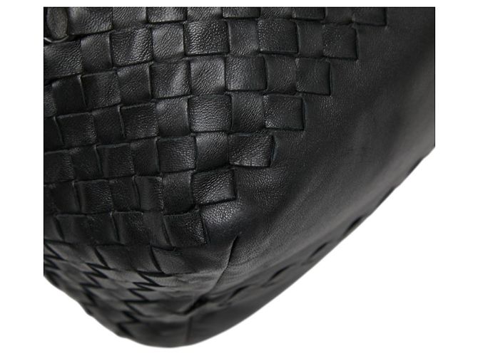 Bolsa Tote Bottega Veneta Intrecciato Preto - vista 7