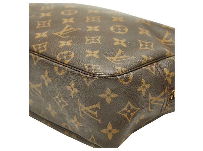 Louis Vuitton Monogram Trousses Toilette 28 Clutch Bag Marrone - vista 6