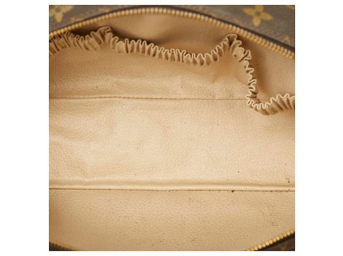 Louis Vuitton Monogram Trousses Toilette 28 Clutch Bag Marrone - vista 8