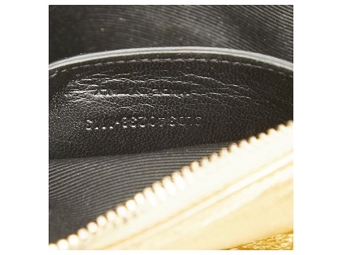 Borsa Baby Duffle in pelle oro Saint Laurent D'oro - vista 10