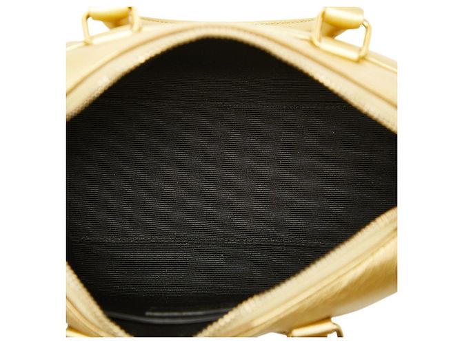 Borsa Baby Duffle in pelle oro Saint Laurent D'oro - vista 8