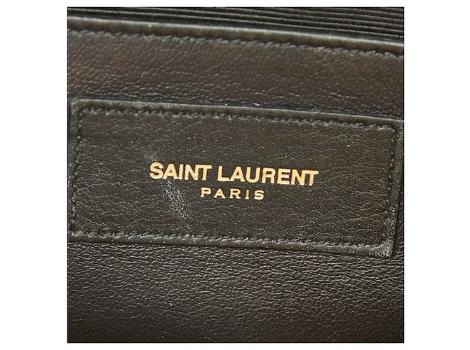 Borsa Baby Duffle in pelle oro Saint Laurent D'oro - vista 9