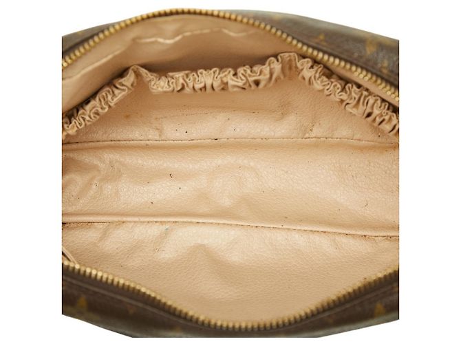 Louis Vuitton Monogram Trousses Toilette 23 Clutch Handbag Pouch Marrone - vista 8