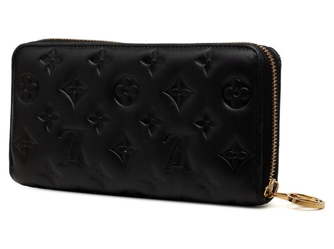 Zippy Langer Geldbeutel mit Louis Vuitton Monogramm-Prägung Schwarz - Ansicht 2
