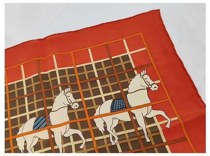 Hermès Hermes Carré 90 Seta multicolore 90 x 90 cm - vista 3