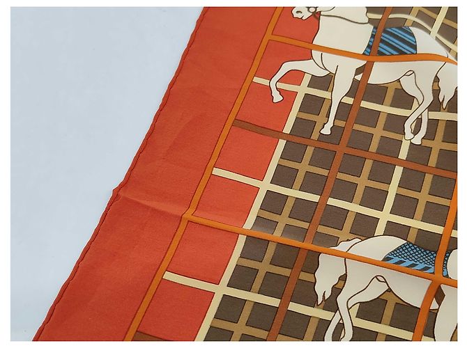 Hermès Hermes Carré 90 Seta multicolore 90 x 90 cm - vista 4