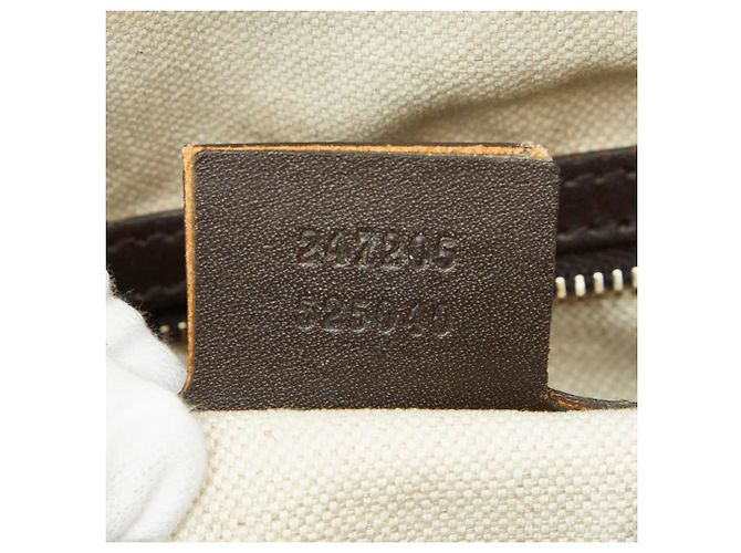 Borsa a Spalla e Borsa a Mano Gucci GG Canvas Sherry Line Beige e Marrone - vista 10