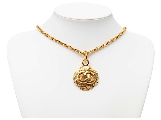 Collana Chanel Vintage Coco Mark D'oro - vista 5