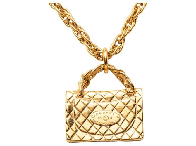 Collana Chanel Dorata D'oro - vista 2