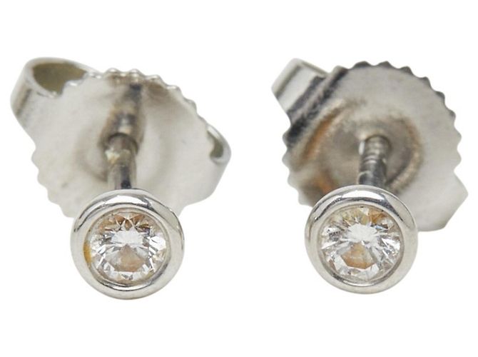 Orecchini a lobo in diamante e platino Pt950 Tiffany & Co. - vista 2