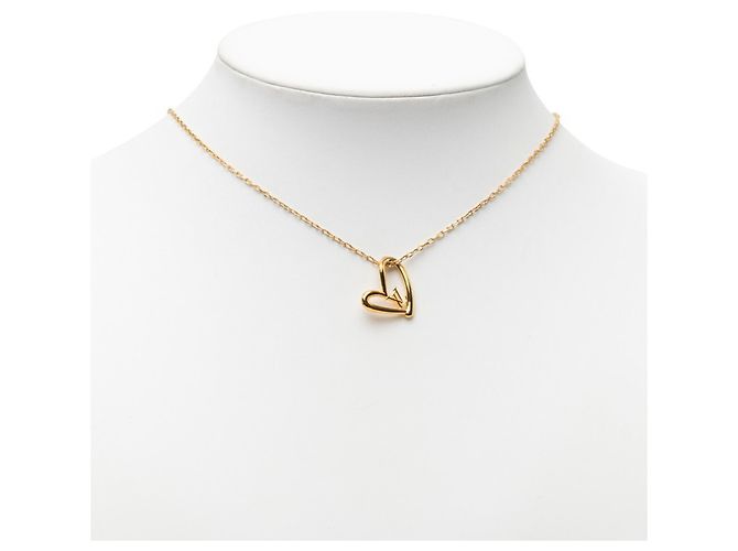 Collana Louis Vuitton Heart Falling in Love D'oro - vista 7