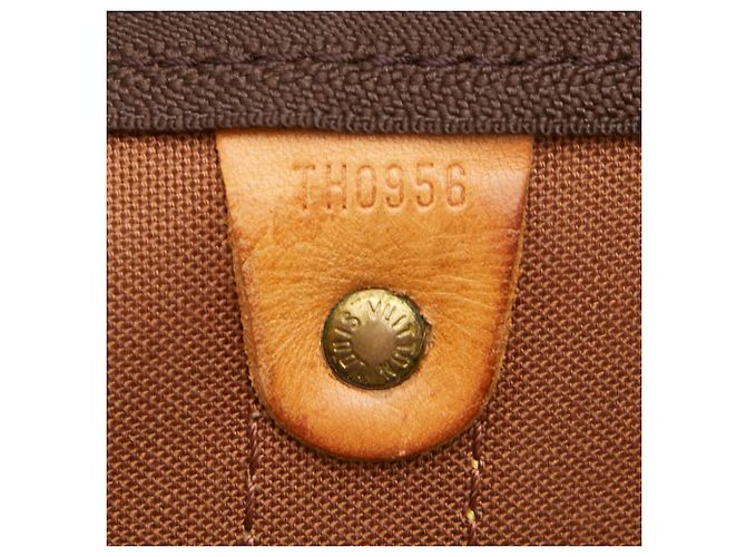Louis Vuitton Monogram Keepall Bandoulière 55 Boston Tasche Braun - Ansicht 11