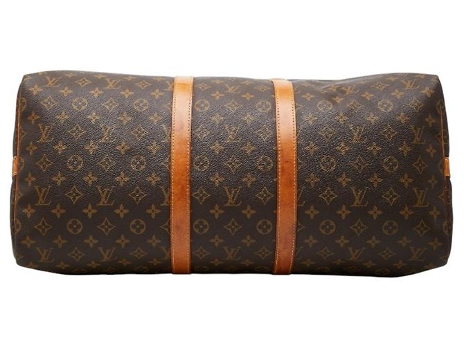 Louis Vuitton Monogram Keepall Bandoulière 55 Boston Tasche Braun - Ansicht 3