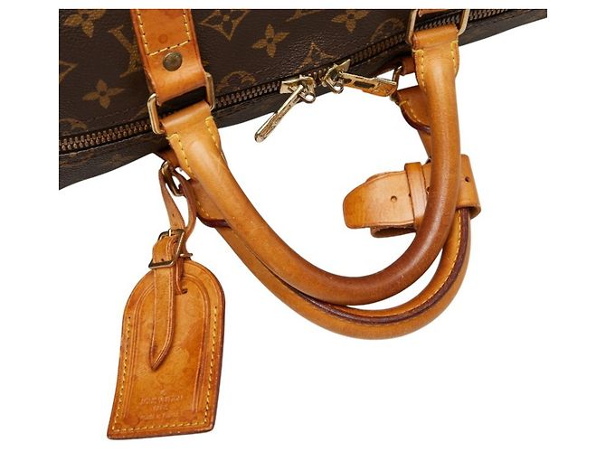 Louis Vuitton Monogram Keepall Bandoulière 55 Boston Tasche Braun - Ansicht 8