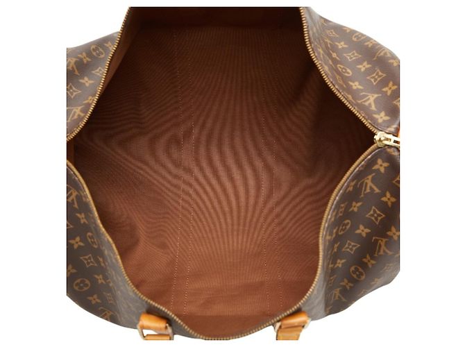 Louis Vuitton Monogram Keepall Bandoulière 55 Boston Tasche Braun - Ansicht 9