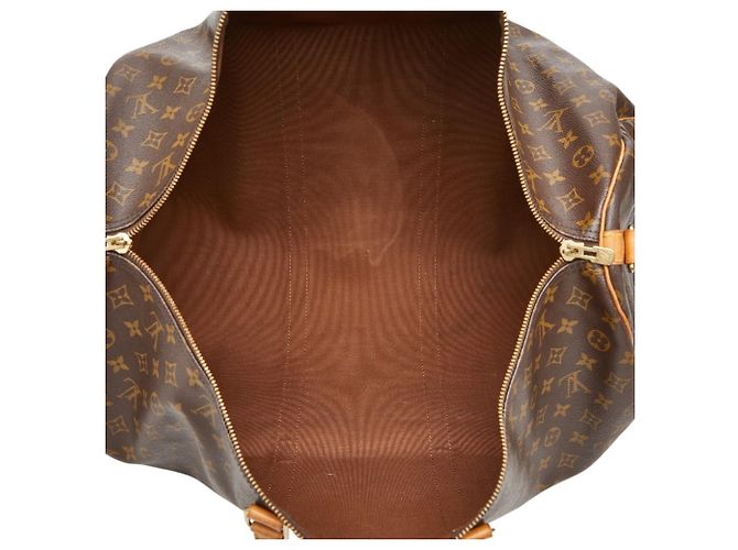 Louis Vuitton Monogram Keepall Bandoulière 60 Marrone - vista 10