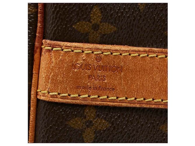Louis Vuitton Monogram Keepall Bandoulière 60 Marrone - vista 11