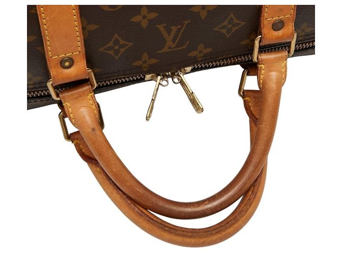 Louis Vuitton Monogram Keepall Bandoulière 60 Marrone - vista 9