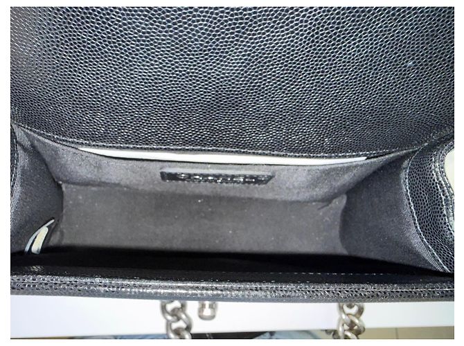 Borsa Chanel Boy Chanel in pelle nera Nero - vista 4