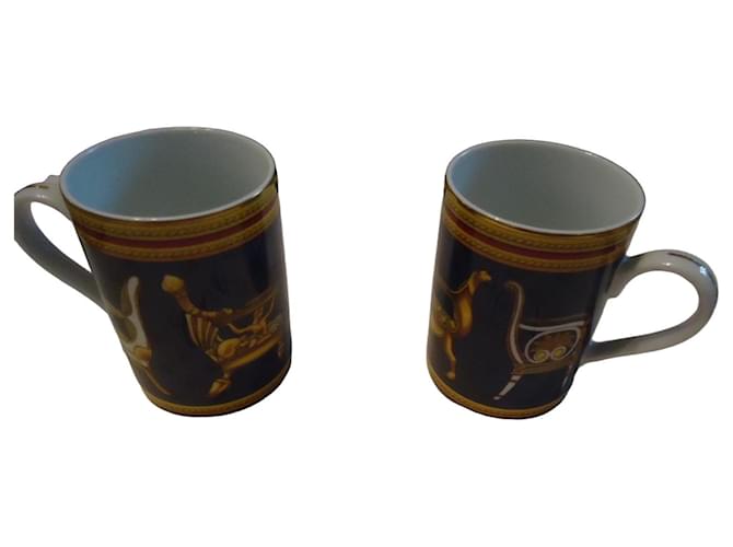 Gucci porcelain mugs White Golden Dark blue - view 2