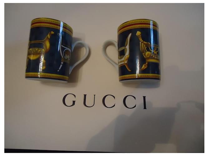 Gucci porcelain mugs White Golden Dark blue - view 5
