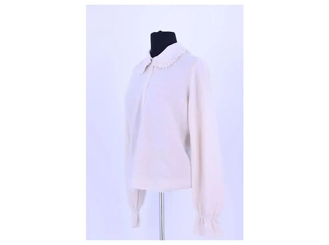Autre Marque Pulôver Molli de lã creme - vista 2