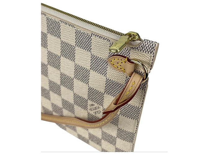 Neverfull Pochette Cosmetici Louis Vuitton Damier Azur Canvas Damier ebene - vista 5