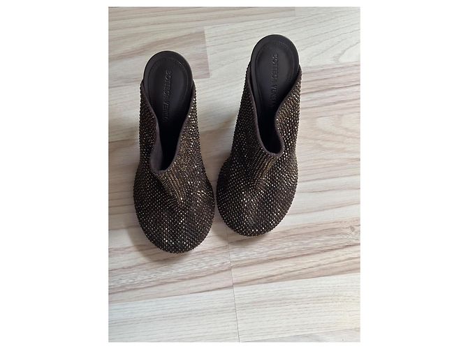 Mule decorate Bottega Veneta Marrone - vista 2