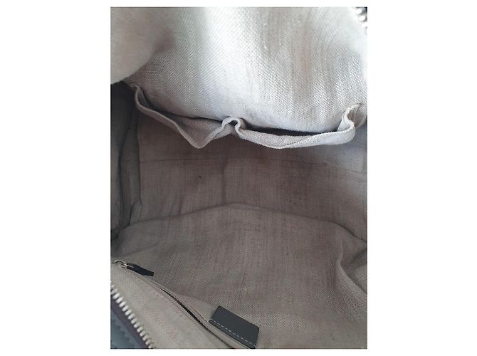 Borsa Gucci Boston in pelle grigia monogramma Grigio - vista 11