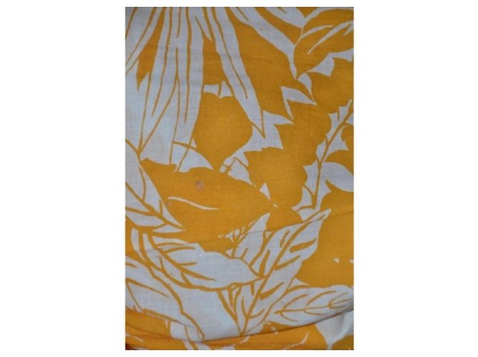 Trägerloses Sportmax Kleid mit Blumenprint Weiß Grün Lila Gelb - Ansicht 2