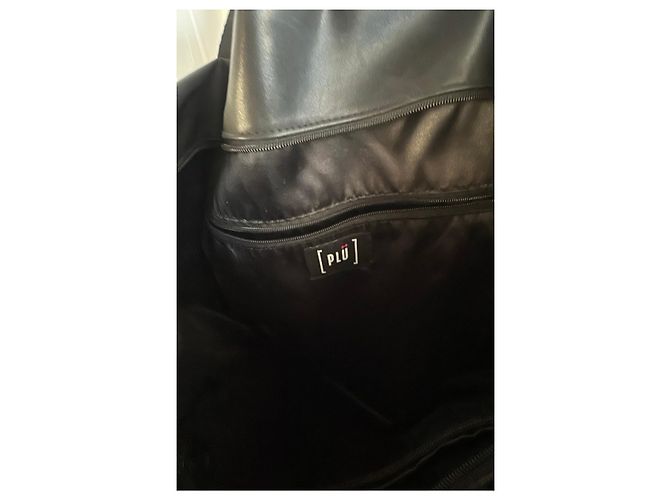 Munthe Plus Simonsen Borsa tote PLÜ in ecopelle nera Nero - vista 5
