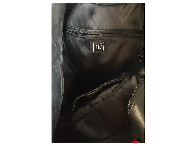 Munthe Plus Simonsen Borsa tote PLÜ in ecopelle nera Nero - vista 6