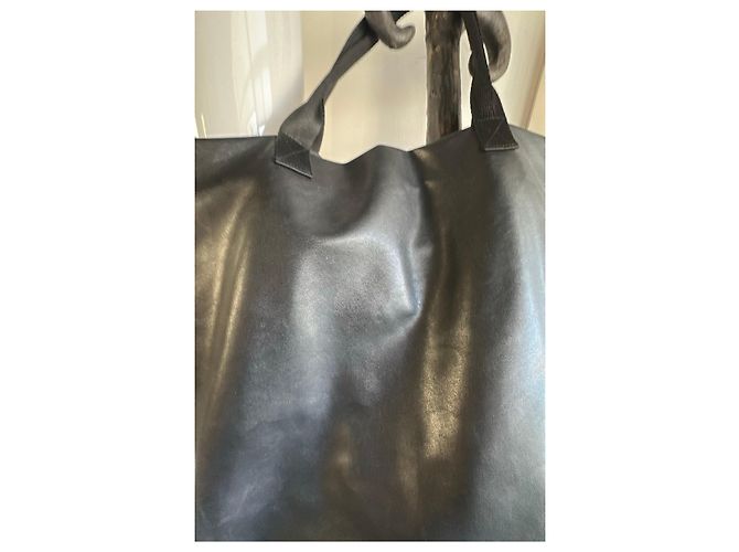 Munthe Plus Simonsen Borsa tote PLÜ in ecopelle nera Nero - vista 9