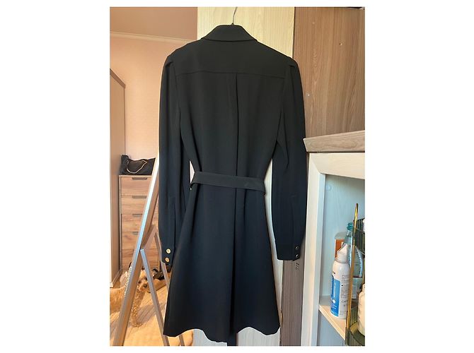 Schwarzes Kleid aus Triacetat und Polyester Diane von Furstenberg - Ansicht 2