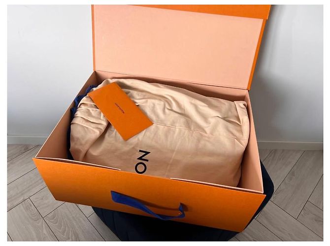 Louis Vuitton Keepall Bandoulière 50 Nero - vista 7